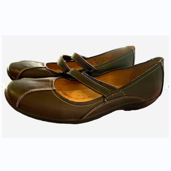 Naturalizer Natural Soul Mary Jane Comfort Flats Brown Women’s 6.5 New - Picture 2 of 8
